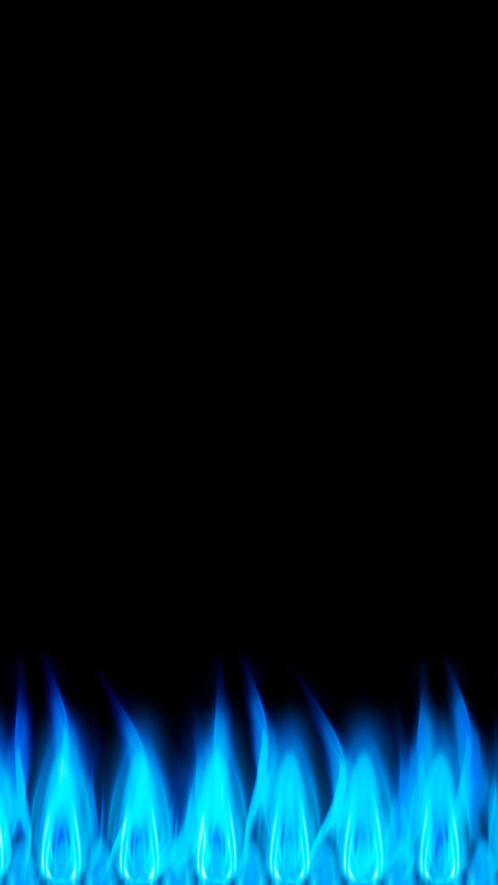 Propane blue flames image
