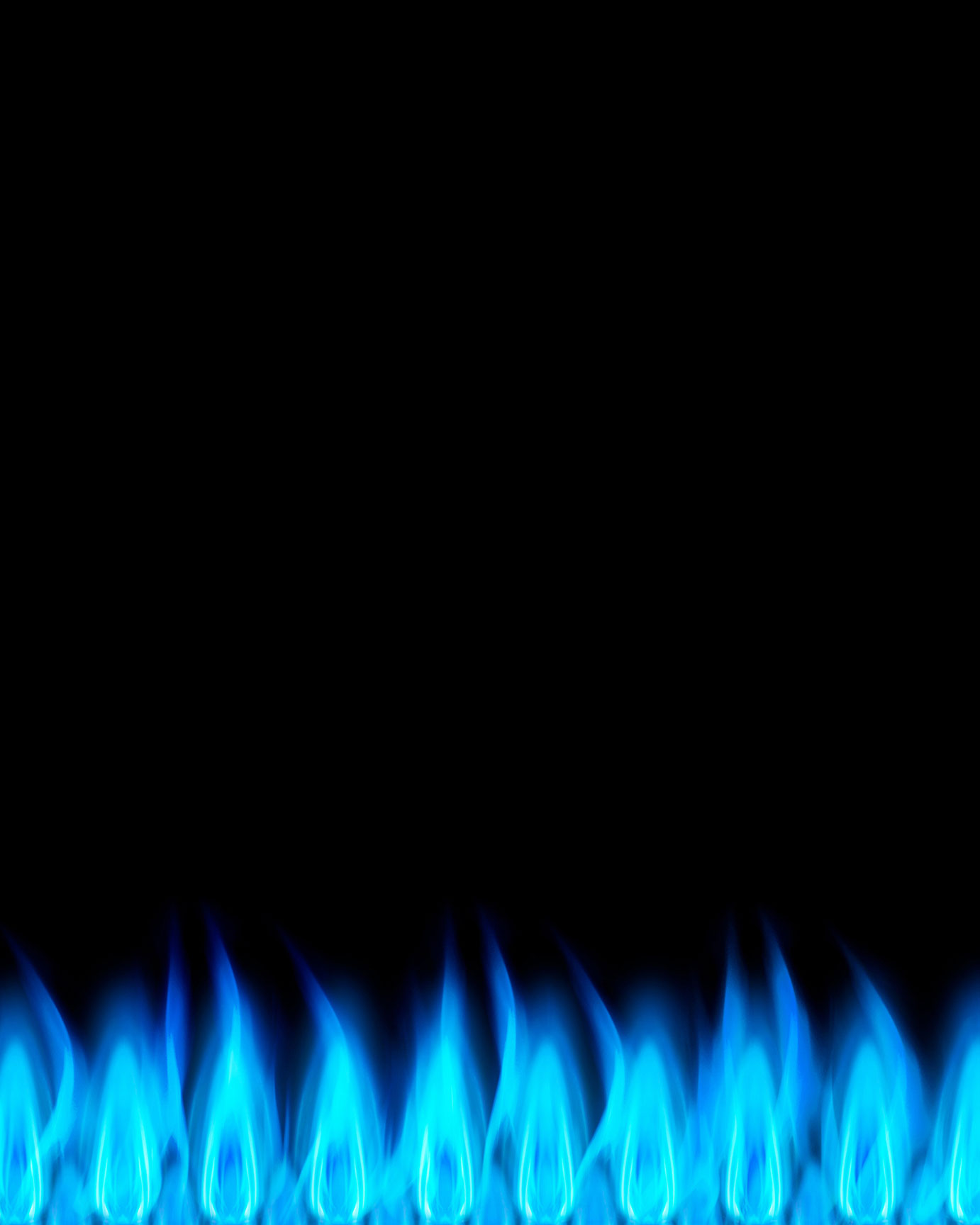 Propane blue flames image
